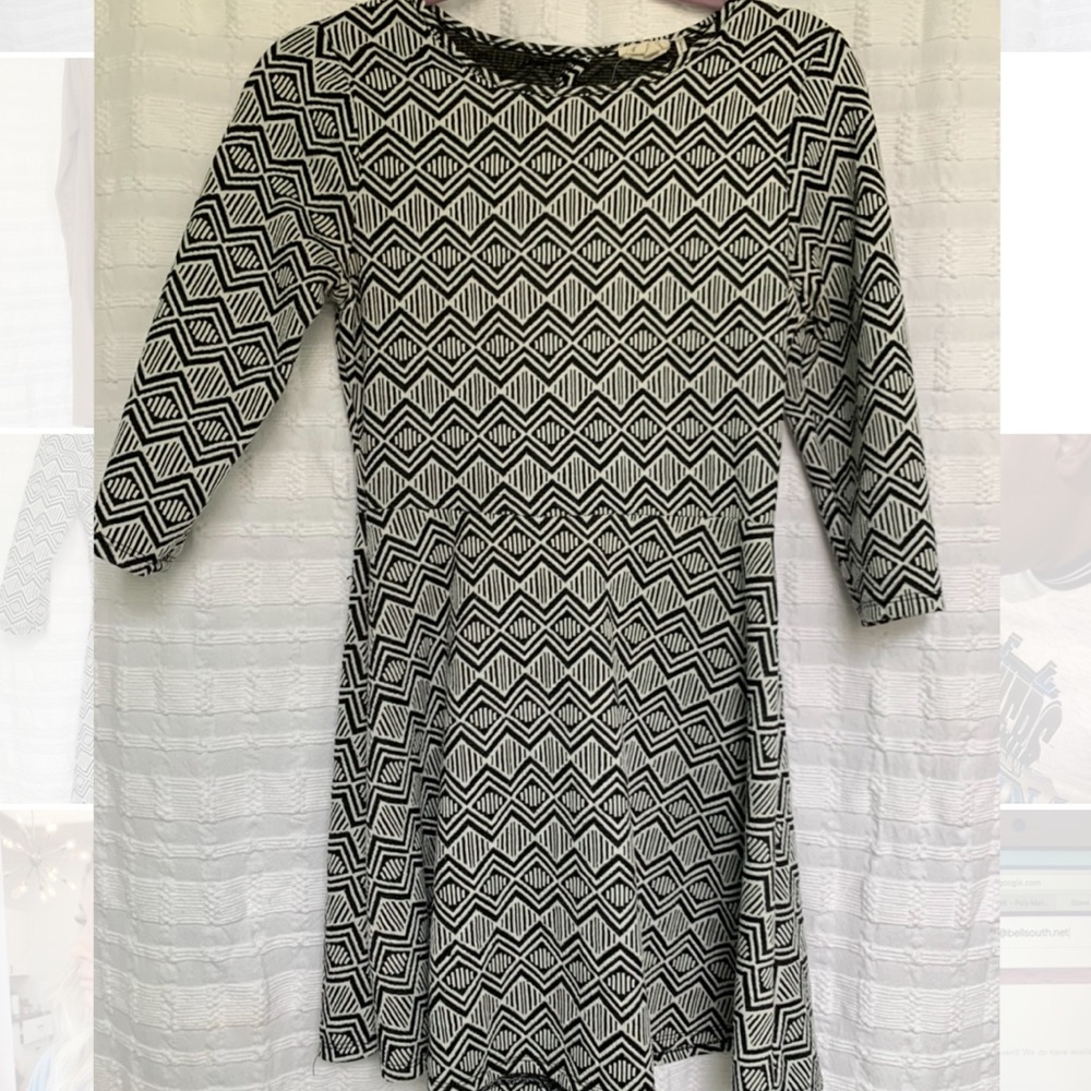 Black and White business dress